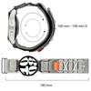 ERBORD Runner Nylon Strap for Samsung Galaxy Watch 4/5/6/7, Gray