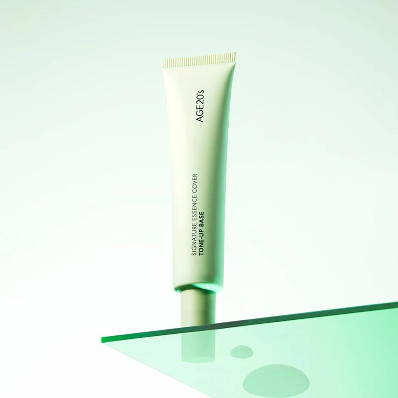 ESSENCE SIGNATURE AGE20'S BASE TONIQUE ROSE, VERT, VIOLET 40 ml, Maquillage, Cosmétiques coréens, Kbeauty, échantillon