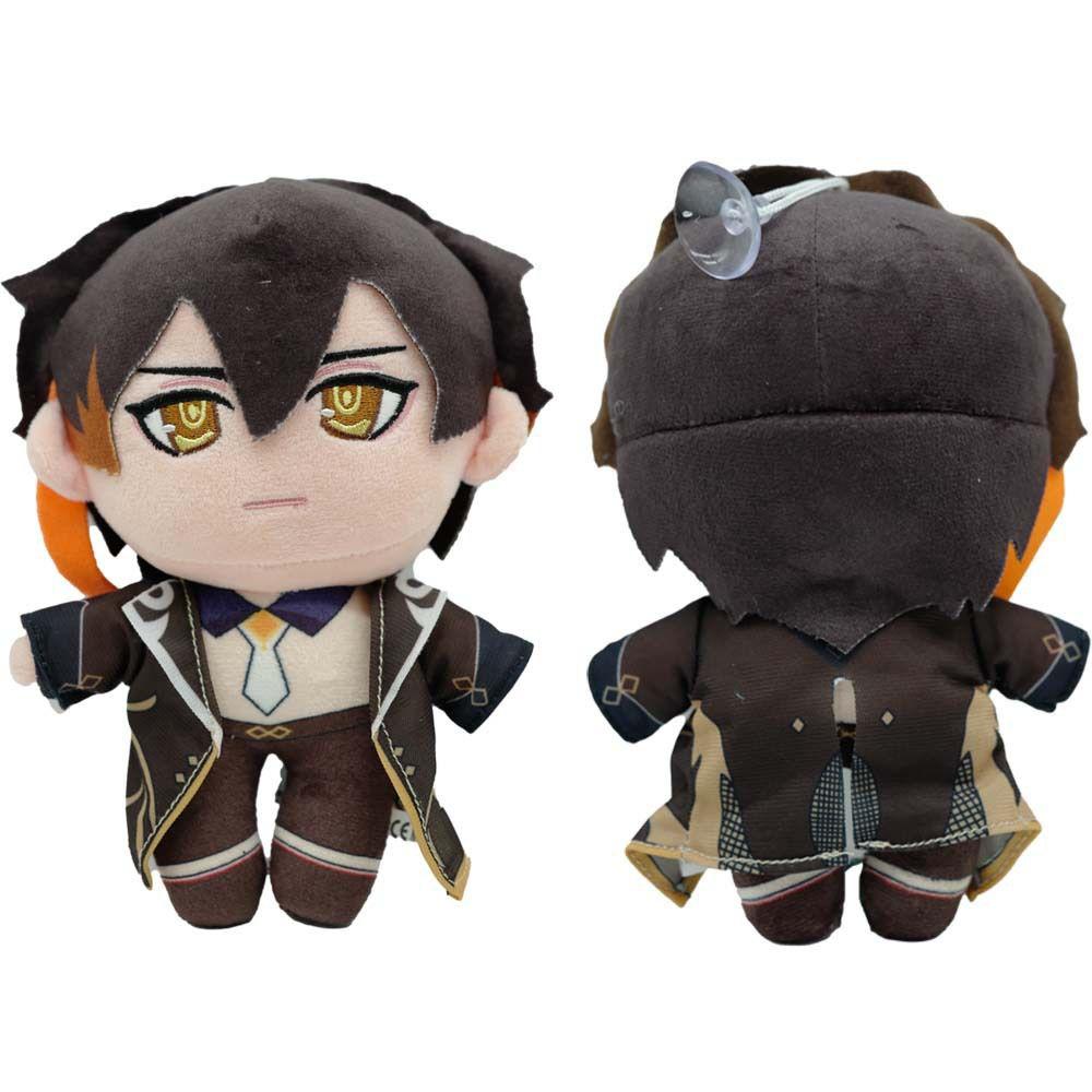 Genshin Ganyu Impact Klee Zhongli Hutao Plush Doll Stuffed Toy Gift Children