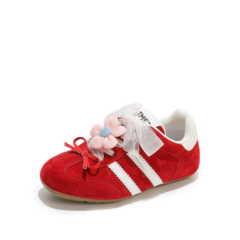 [Dopamine] Girls' moral training shoes 2025 autumn new children's sports and leisure shoes breathable school shoes