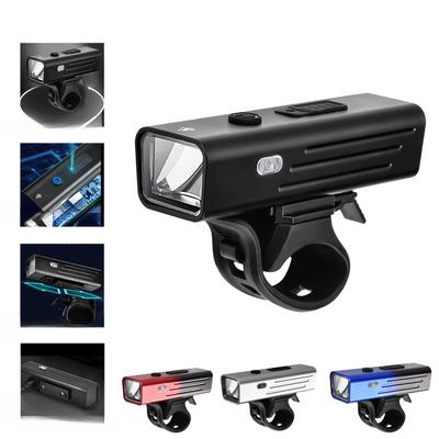New Bicycle Intelligent Light-sensing Headlight 360 Rotation Quick-release Outdoor Night Riding Lamp Electro-display Aluminum Alloy Headlight