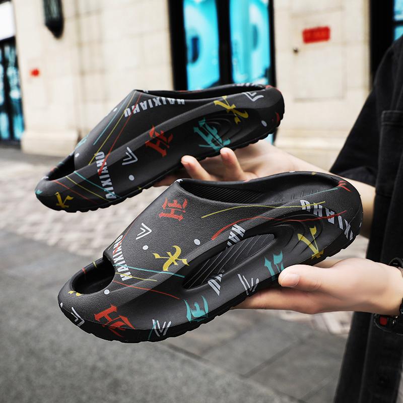 Летние мужские тапочки Летняя обувь для отдыха Мужская пляжная обувь Удобная мужская — фото 16