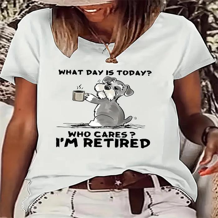 Sommer-T-Shirts mit Rundhalsausschnitt und Aufdruck, modisch, lässig, süß, kurzärmelig, für Damen, reine Baumwolle