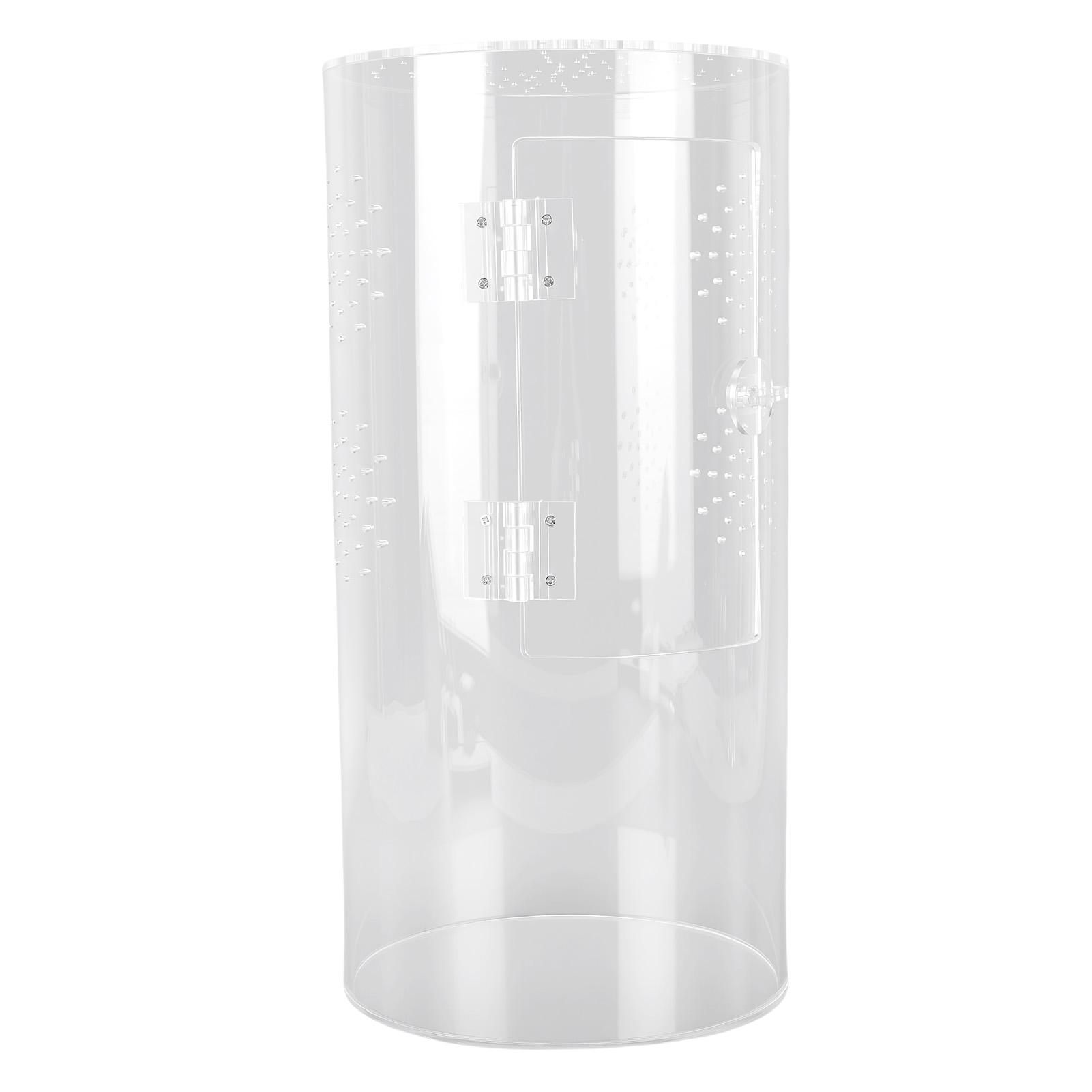 Acrylic Reptile Enclosure Waterproofing Transparent Front Opening Terrarium Jumping Spider Enclosure