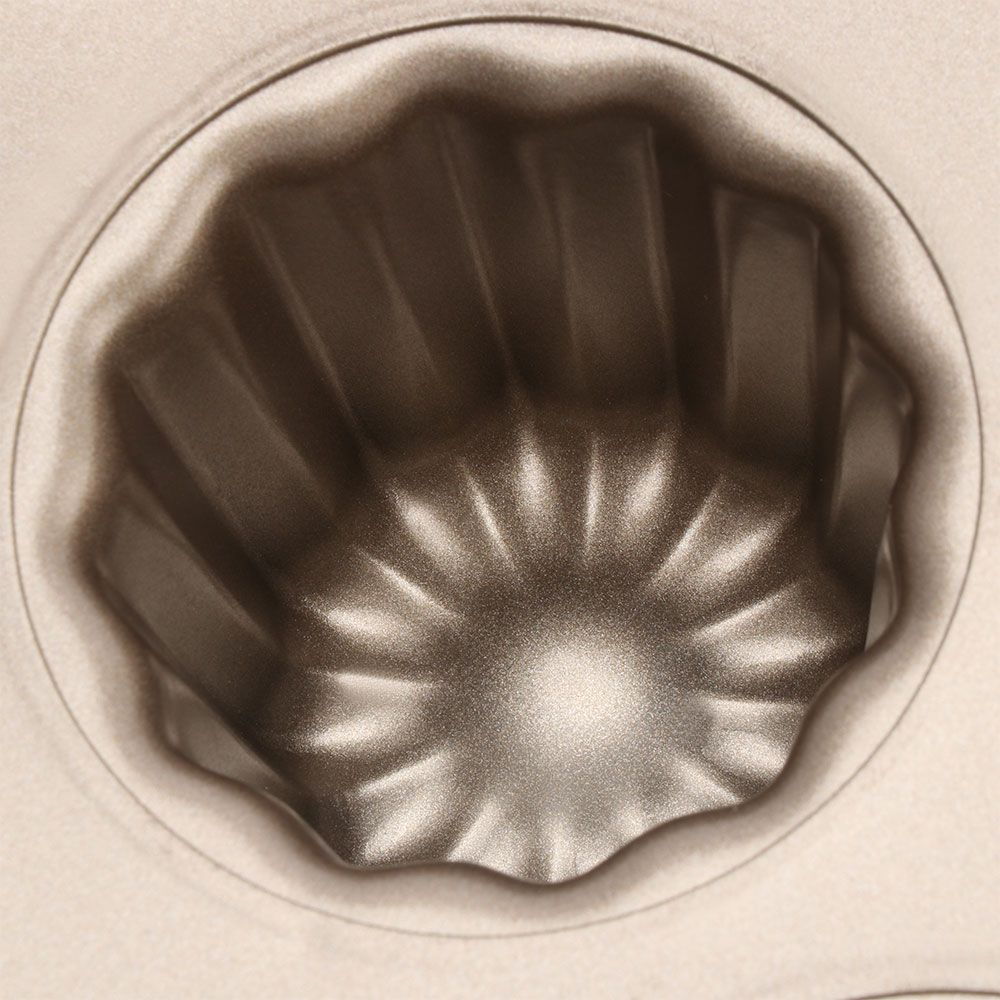 Muffin Pastry Carbon Steel French Bakeware Custard Cannele Mould Cake Pan Baking Tool Canele Mold