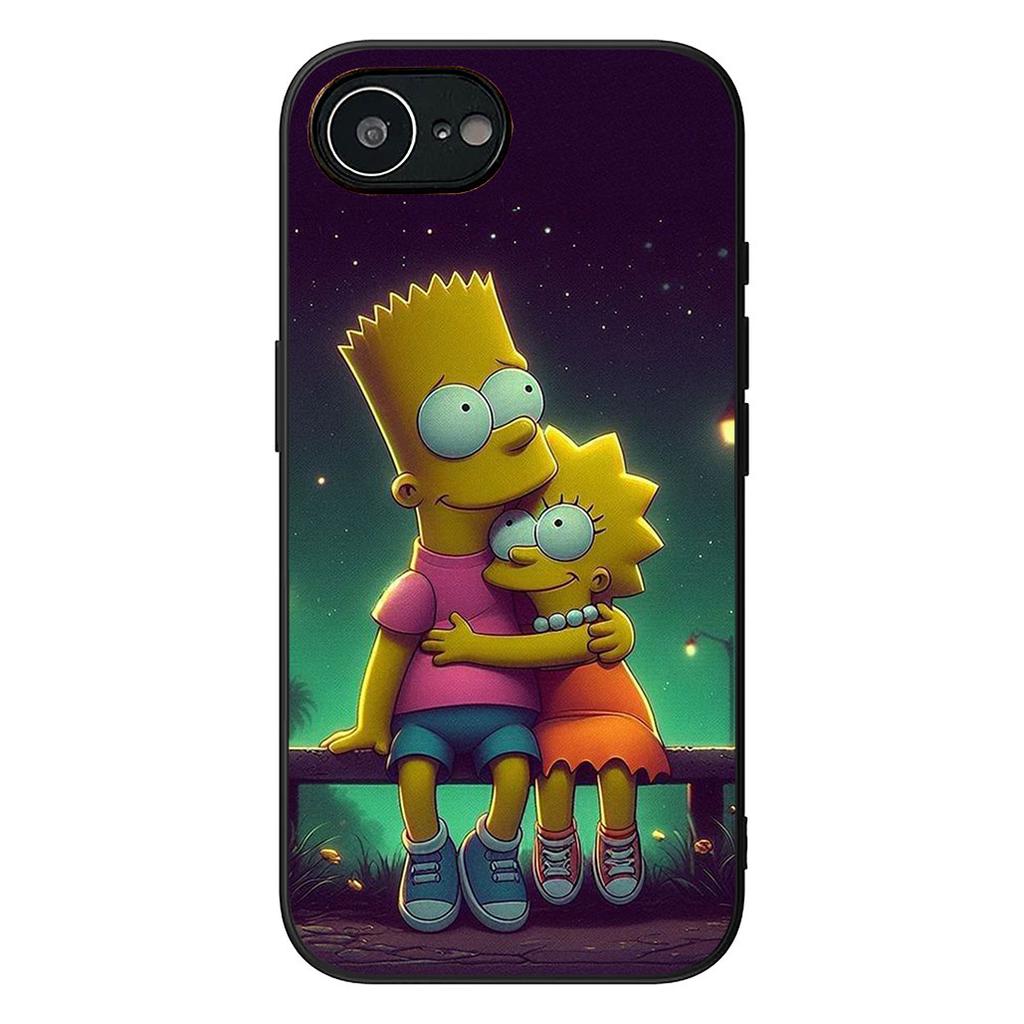 S-Simpsons Comics Bart Phone Case for Apple iPhone 12 13 Mini XS 11 Pro Max 7 8 Plus + XR 8+ X SE 2020 SE3 Protective Cover