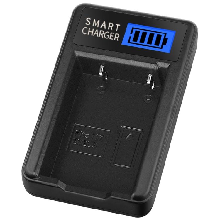 EN-EL5 LCD USB Camera Battery Charger Charging Dock for 3700 4200 5200