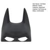Cat Bat Mask Superhero Cat Mask Cat Bat Hero Cosplay Mask Pet Costume Accessory for Halloween Costume Party Dress-up