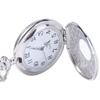 Necklace Chain Bronze Chain Clock Roman Scale Display Retro Hanging Watch  Men's Gift