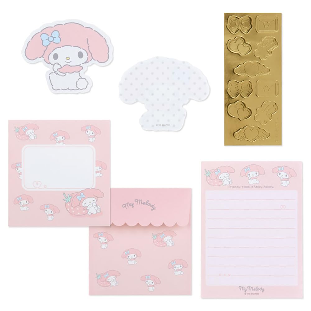 Sanrio My Melody Mini Letter Set Toy Design 515507 (Plush Stationery)