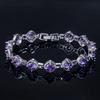 Super Flash Zircon Bracelet, Simple And Popular Temperament, Women'S Hand Jewelry, Multi-Color Optional