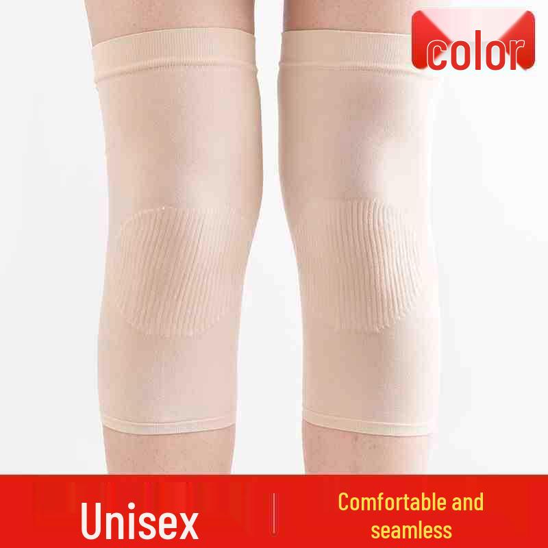 Wormwood Heated Knee Pads Anti-Slip Leg Warmers for Men & Women - Lightweight, Long Tube Sleeve for Joint Comfort