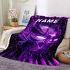 Custom Name Spider-Man Mask blanket for Couch & Bed, Plush Cozy Fuzzy Blanket Super Soft & Warm Blankets for Fall and Winter. 090818