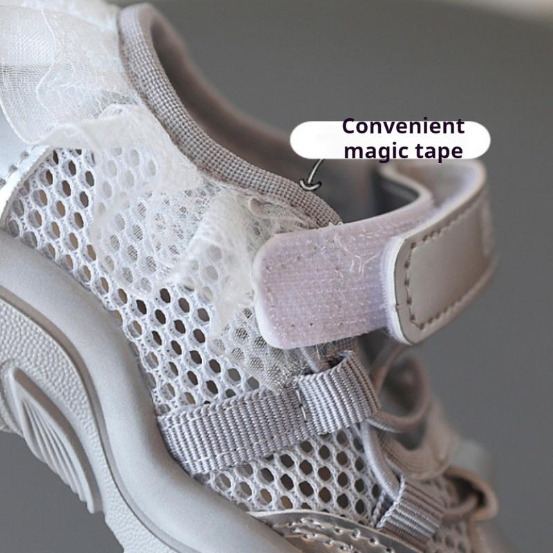 Girls Korean Style Sweet Sports Shoes Children's Lightweight Sandals Girls Lace Mary Jane Shoes