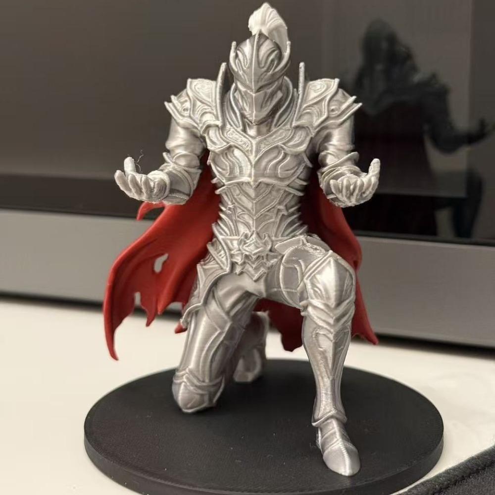 3D Printed Knight Pen Holder Plastic Warrior Desk Organizer Funny Creative Pen Stand  Birthday Gift