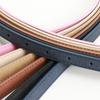 Luxury Design Suede Leather Belt Pin Buckle Frosted Waistband Business Waist Belt  For Women