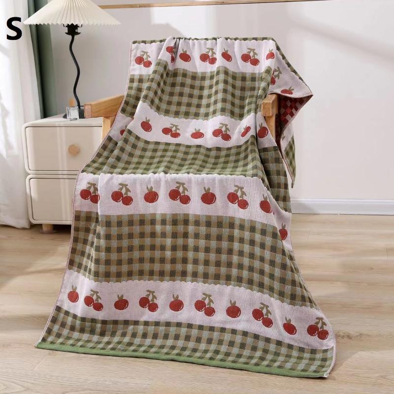 Large Gauze Towel, Thick And High-Quality Fabric (80*160Cm), 4-Layer Woven Towel, Good Water Absorption Excellent Breathability