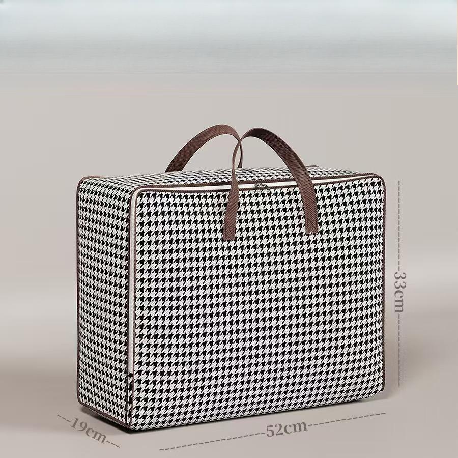 

1pc Large capacity portable household dust-proof foldable non-woven fabric clothing storage bag