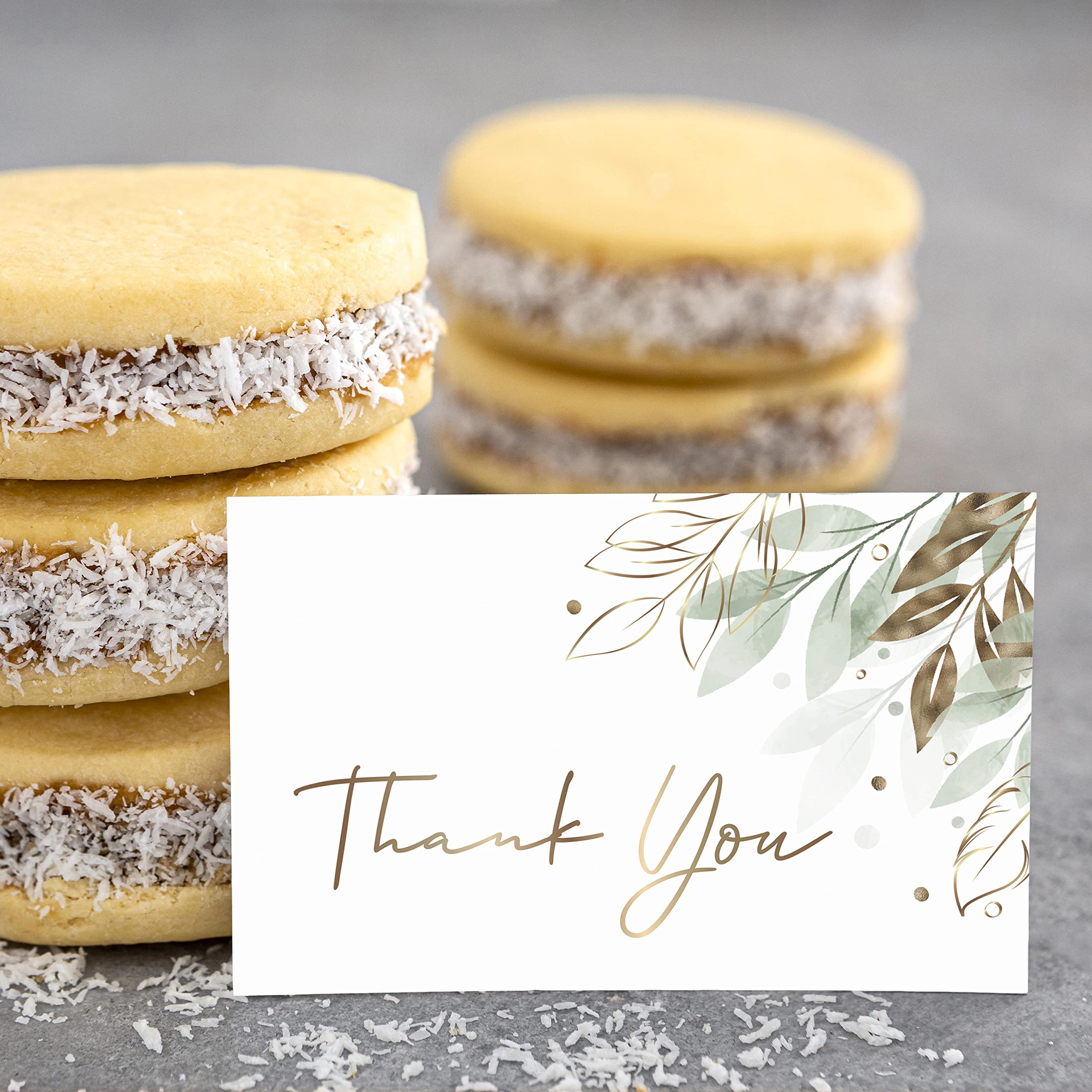 Clickedin - 50 Pieces Thank You Greeting Cards and Tags for All Occasion 32