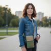 Canvas Canvas Light Shoulder Bag Shoulder Solid Color Crossbody Canvas Bag  Female Lady Girl