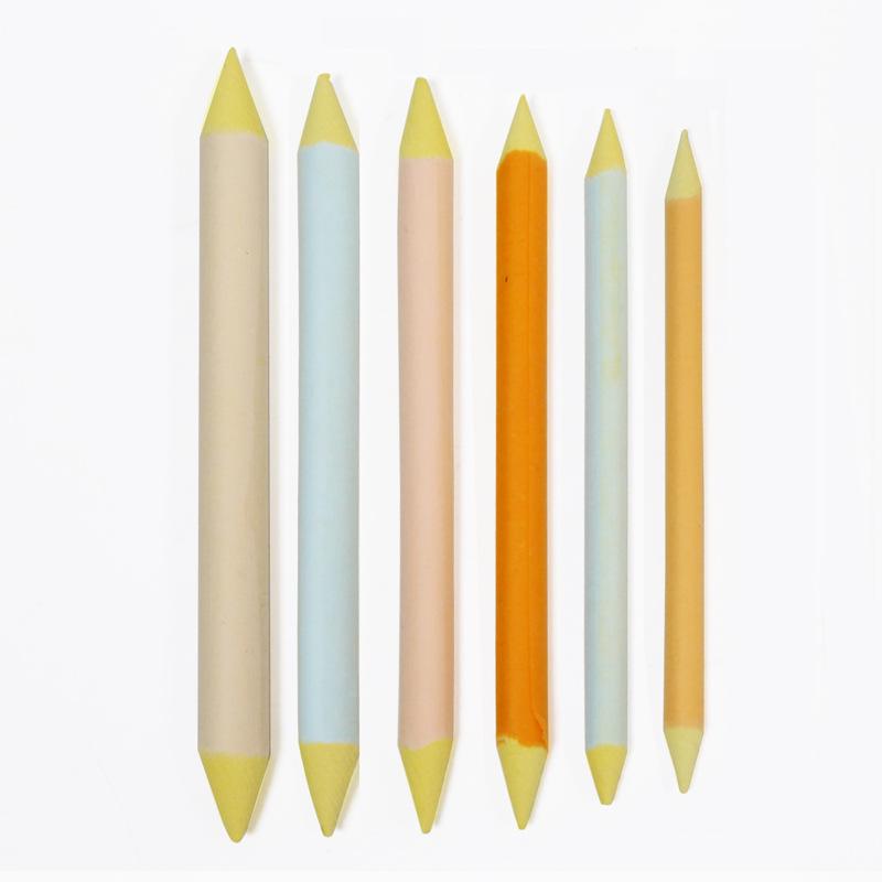 

Набор из 6 растушевок для эскизов - Цвета макарон для рисования и растушевки