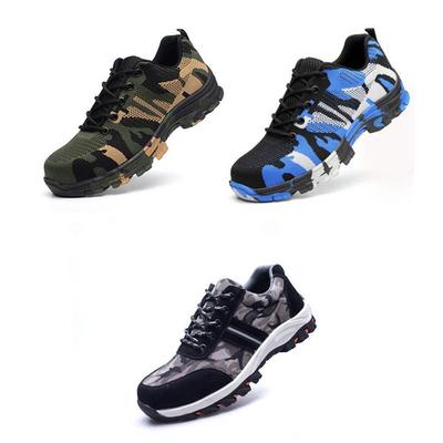 Męskie stalowe noski robocze Obuwie robocze Oddychające buty robocze Proof Protective dla mężczyzn Moda i buty Plus