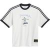 Originals × Afa Skateboard Style Knitted Loose Striped Sports Casual Crew Neck Short Sleeve T-Shirt Unisex Tops KX4548