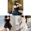 Classic Linen Dress With Adjustable Waist For Elegant Spring Outfits