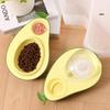Avocado Shape Pet Feeding Water Bowl Multi-functional Dog Food Container  For Dogs and Cats