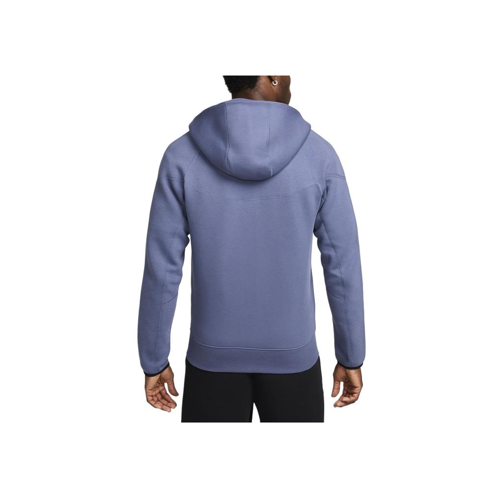 Nike Inter Milan Tech Fleece Windrunner Jacket With Embroidered Logo Men Jacket Diffused-Blue Black Lyon-Blue FV6666-491