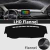 Fit for MG HS EHS 2018-  PHEV Dashmat Dashboard Cover Pad Protective Carpet DashMat Sunshade Car Accessories Leather