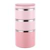 Multi-layer Insulated Stainless Steel Bento Lunch Box with Lid for Students & Office Workers