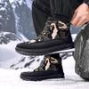 Men's Winter Warm Snow Boots With Faux Fur Lined Outdoor Workout Anti-Slip Ankle Booties for Male Comfortable Camping Hiking Walking Military Shoes