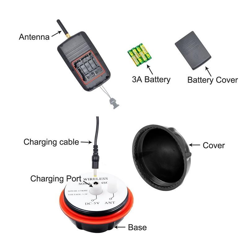 2025 NEW Smart Wireless Fish Finder Portable Sonar Fish Finders Fishing Echo Sounder Fishing Detector Fish Finder Fishing Access