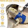 Bearded Dragon Adjustable Leather Harness & Leash Set
