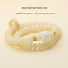 Natural White & Creamy Yellow Jade Bodhi Root Double-Strand Bracelet - New Chinese Design for Women
