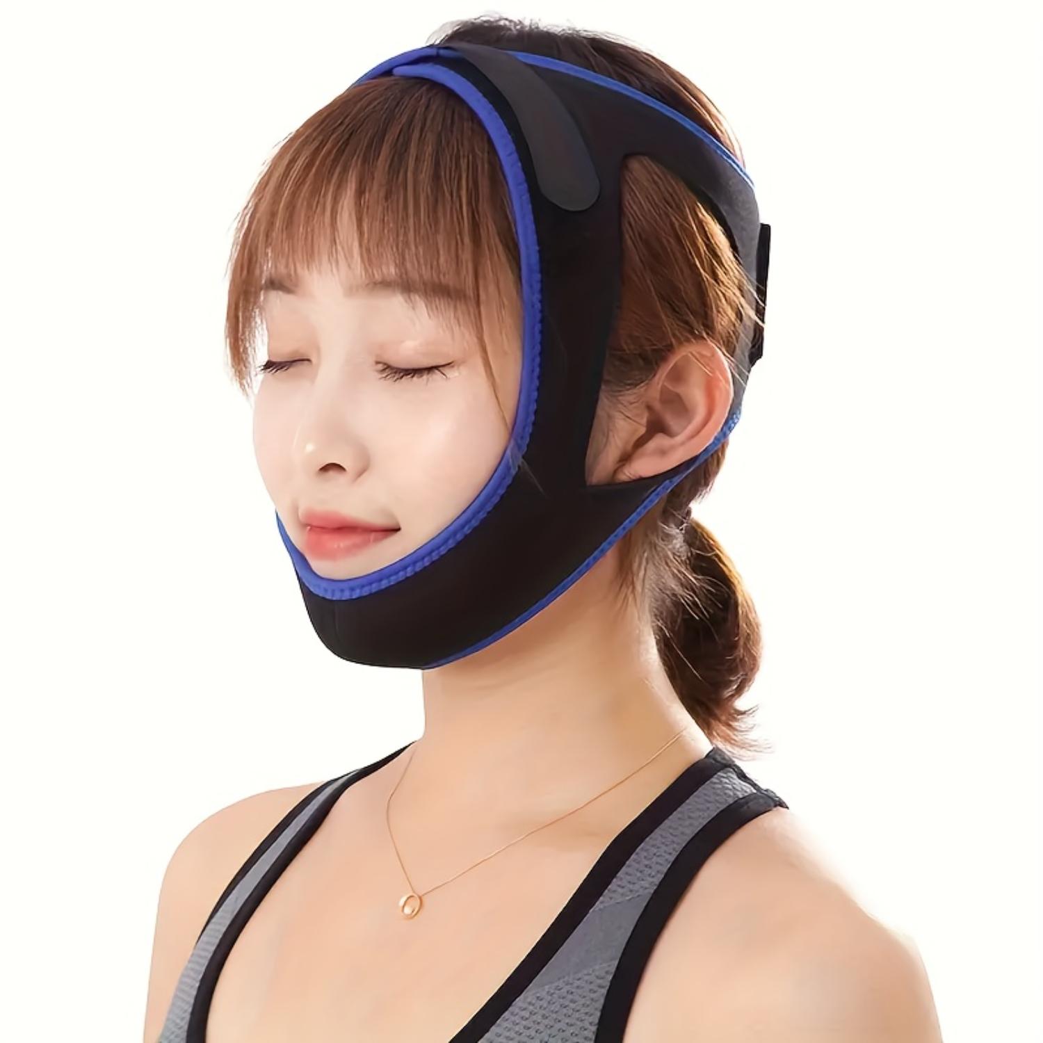 

Пояс против храпа, универсальный для мужчин и женщин, пояс против храпа на подбородок, устройство против храпа black чёрный