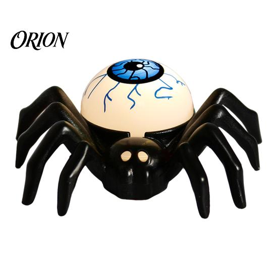 Reusable Small Night Lights Halloween Spider Tea Light Candle, Battery Operated Flameless Flickering LED Fake Realistic Plastic Wax Dripping