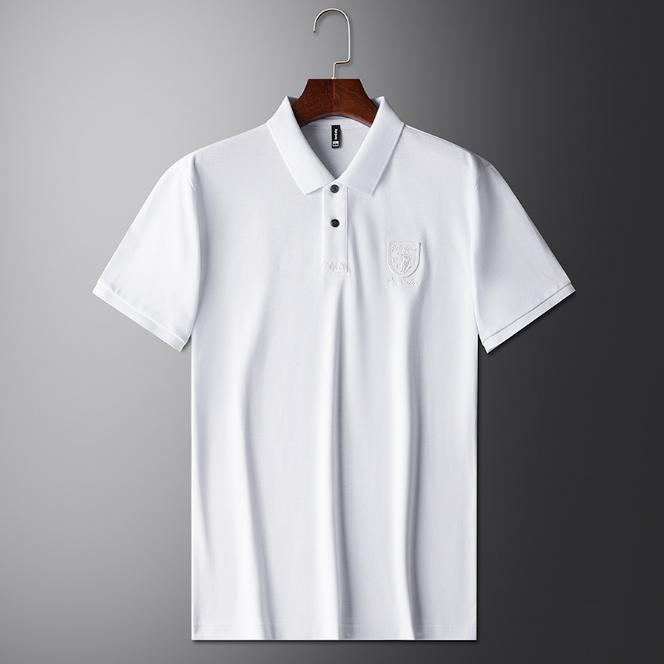 Tricou de vară cu mânecă scurtă pentru bărbați, tricou polo casual cu mânecă scurtă cu guler larg, tricou pentru bărbați