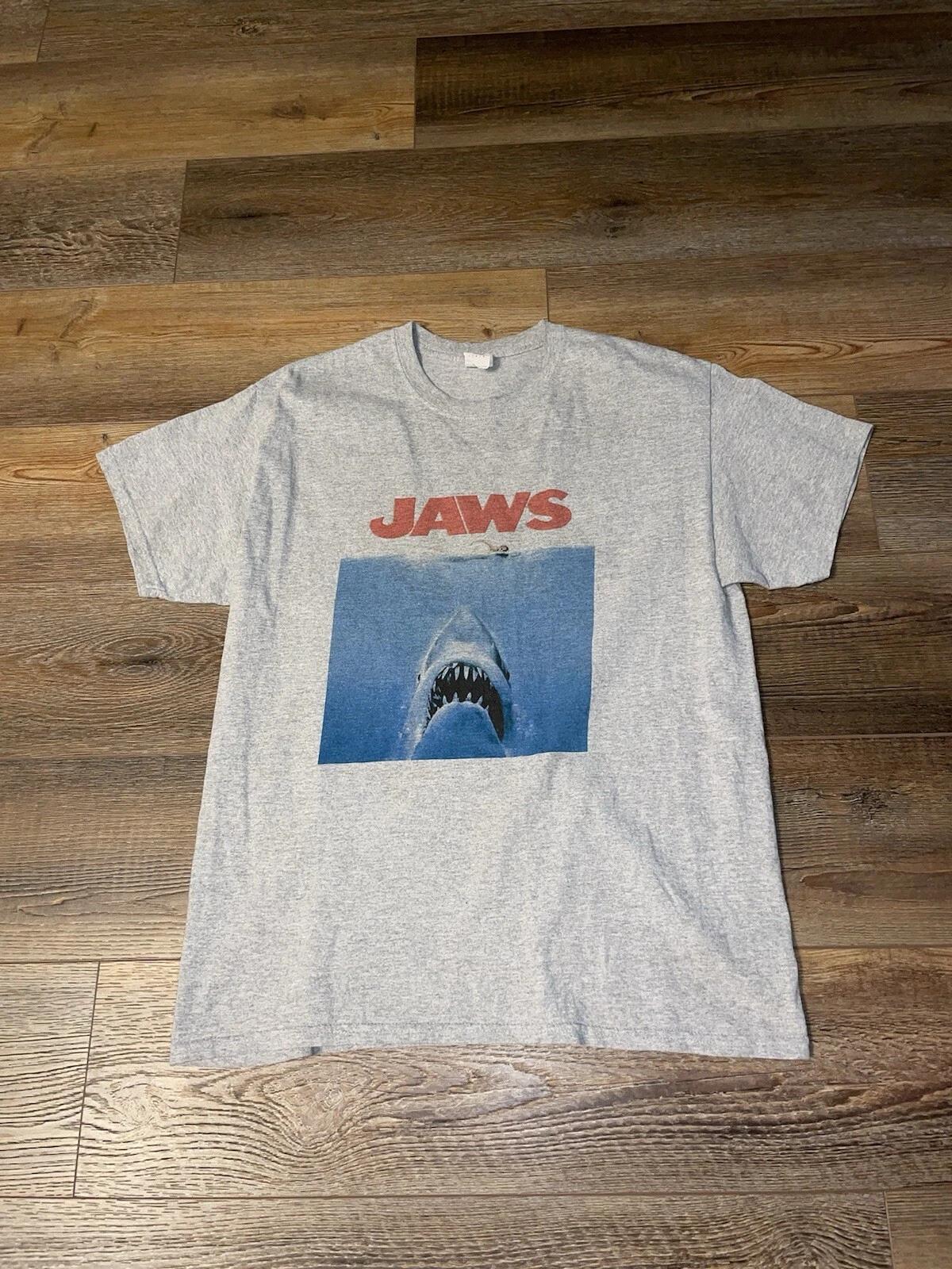 Jaws Movie Vintage Graphic Shirt Mens Tee M