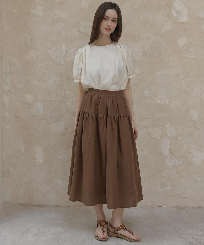 Tina Blossom Natural Skirt