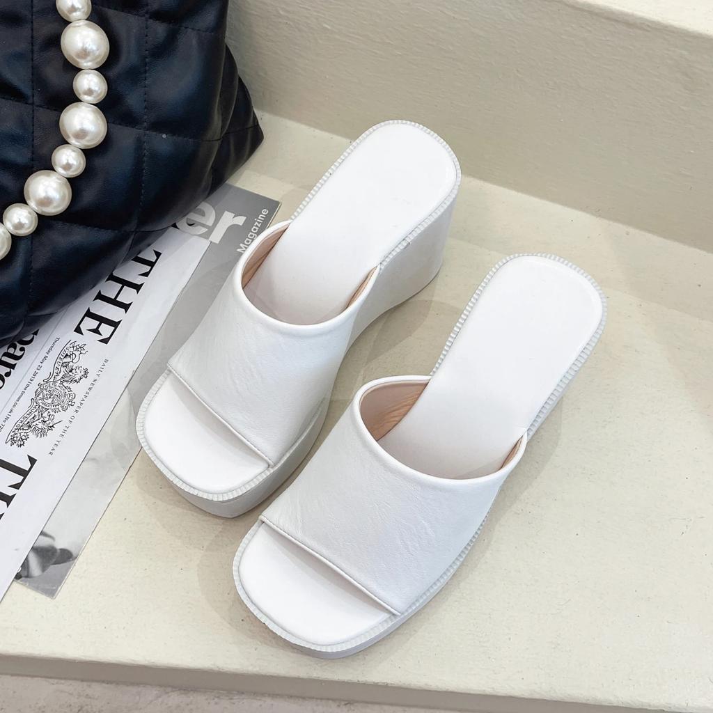 Women's Mule Sandals with Thick Soles  New Summer Slippers Women's Fashion Sandals Open Toe Women's Shoes
