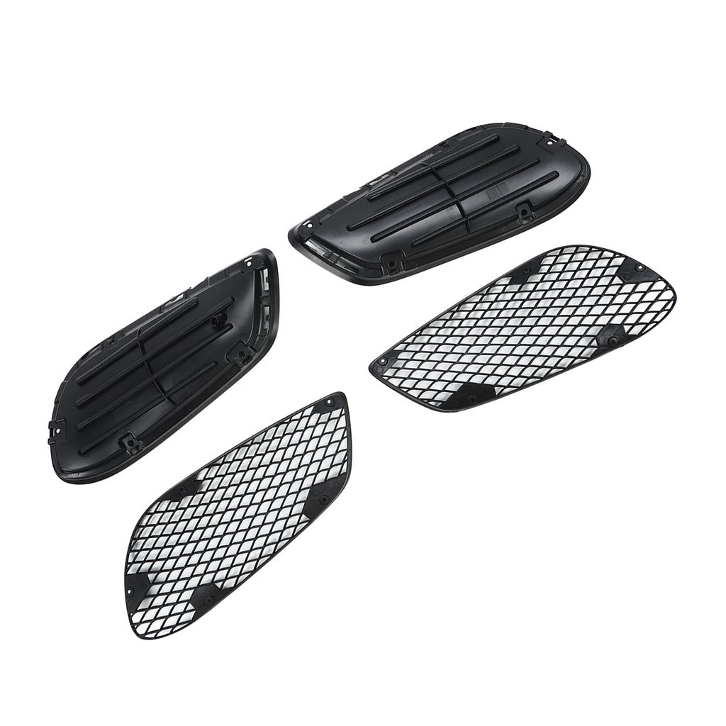 4Pcs Fog Light Plinth Cover 2128852723 Left and Right Fog Light Frame For Benz E?Class W212 AMG