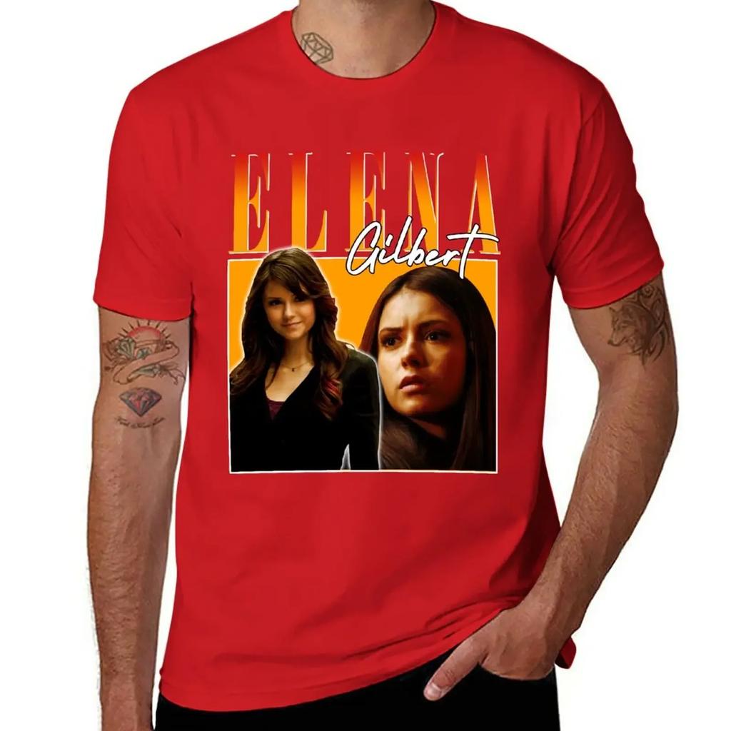 Elena Gilbert T-Shirt cute clothes Aesthetic clothing heavyweights plain t shirts men
