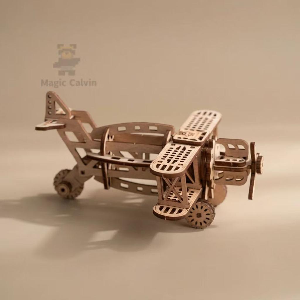 3D Wooden Puzzle DIY Model - Creative Kids & Adults Handcraft Gifts Set