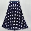 CM Summer South Africa North America Polka Dot Skirt Classic Versatile Skinny Pleated Skirt Long Skirt Women