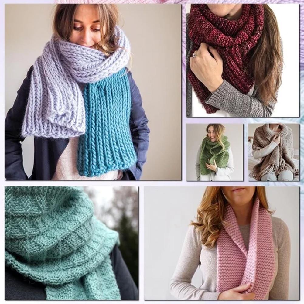 Rectangle Round Knitting Loom Weaving Scarf Sweater Hat Shawl Stitching Knitting Machine DIY Handmade Craft Braiding Tool