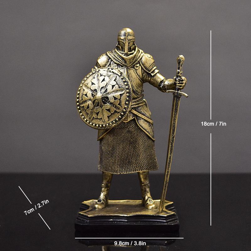 Σκανδιναβός Ιππότης Νίκης Δημιουργικά Ρητινένια Χειροτεχνήματα Γραφείο Μελέτη Premium Διακόσμηση Βίντατζ Κράνος Ιππότης Στολίδι