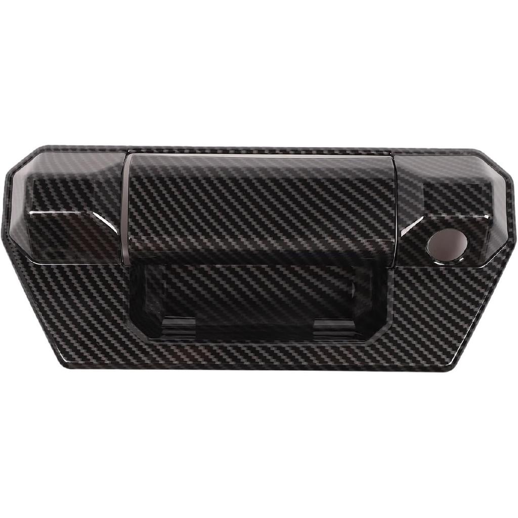 Daeiclru Tailgate Door Handle Trim Cover Compatible with Toyota Tacoma 2024 2025, Rear Trunk Grab Handle Cover Scratch Protector Accessories (Not Fit