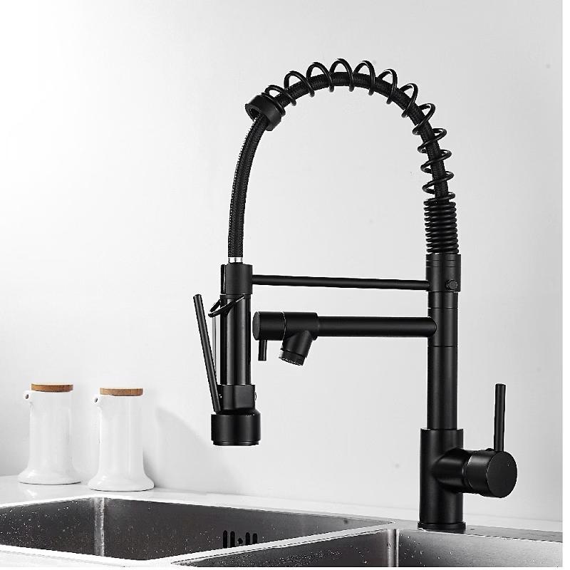 TLXT Spring Pull-Out Kitchen Faucet